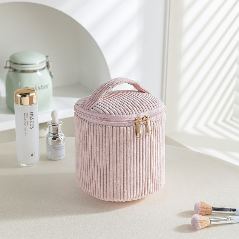 Velvet Cosmetic Bag Set – 4-Piece Travel Makeup Organizer for Women