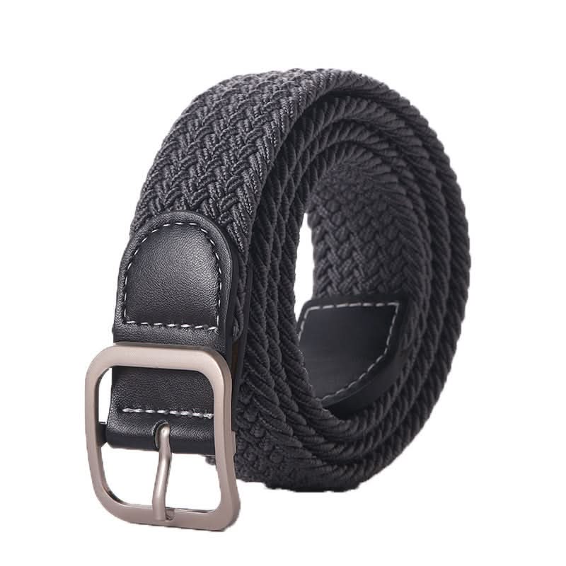 Unisex Elastic Woven Canvas Belt