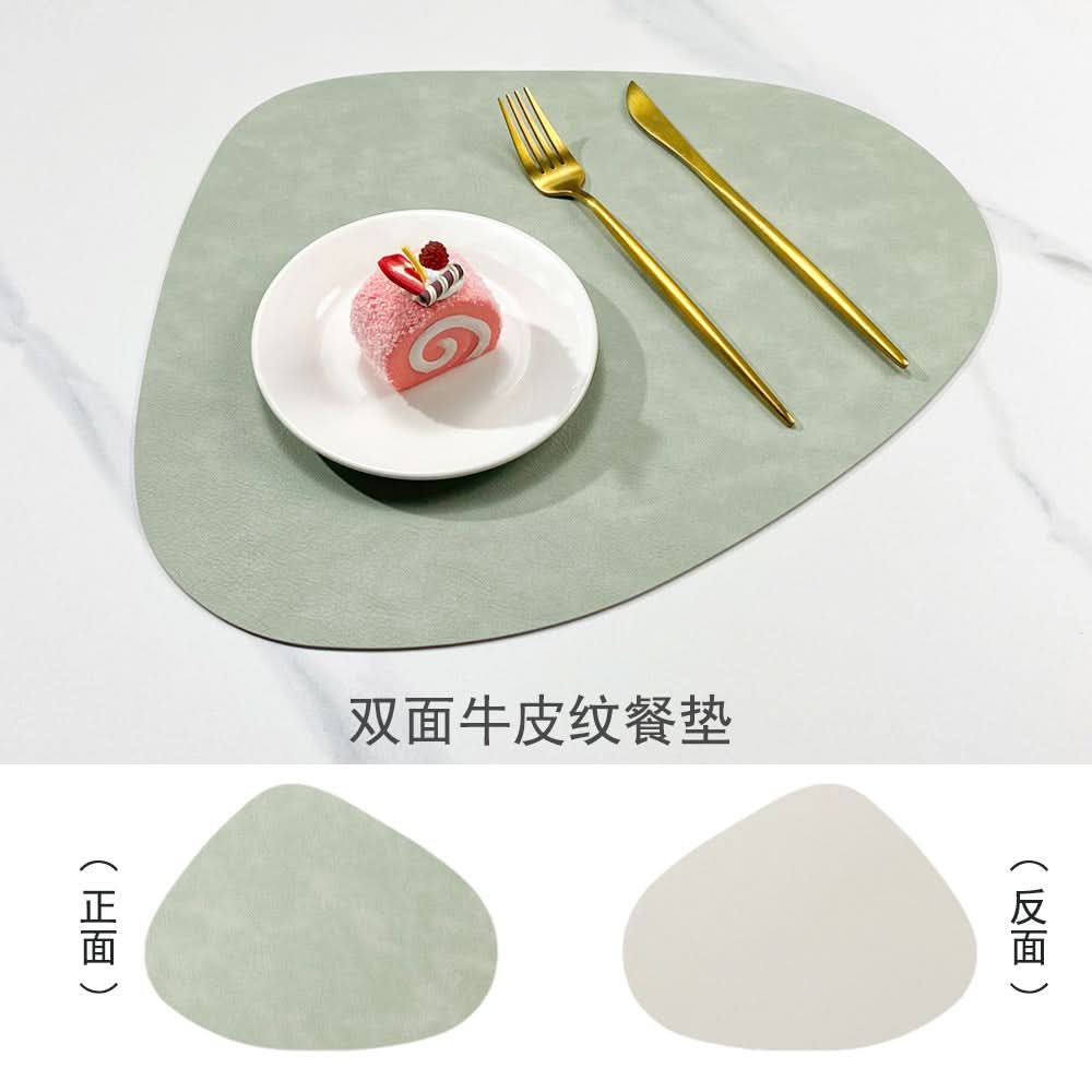 Double-Sided Leather Non-Slip Placemats