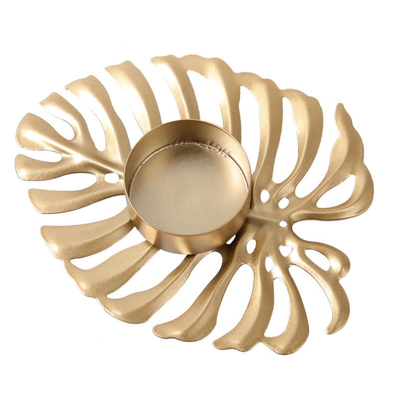 Creative Metal Candlestick & Aromatherapy Candle Cup - Square Dinner Props