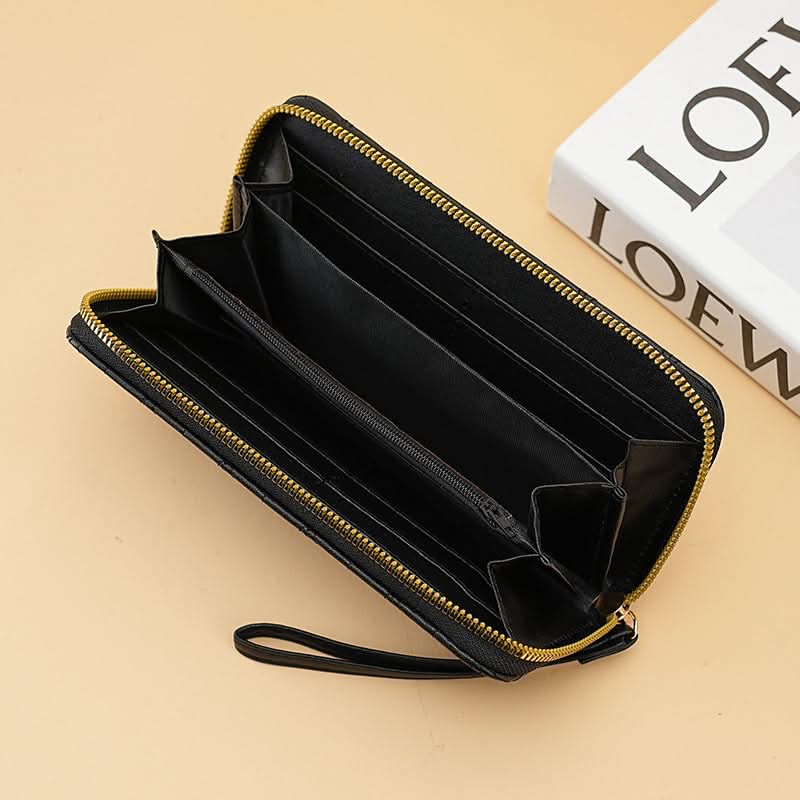 Women’s Wallet – Elegant Zipper Clutch Bag, Short & Long