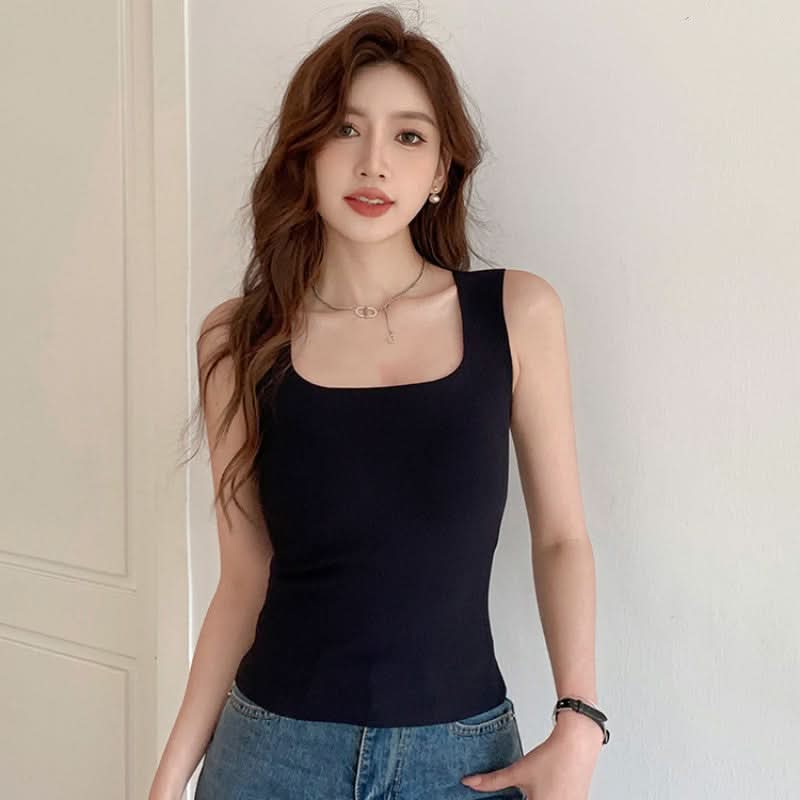 Seamless Ice Silk Vest with Chest Pads
