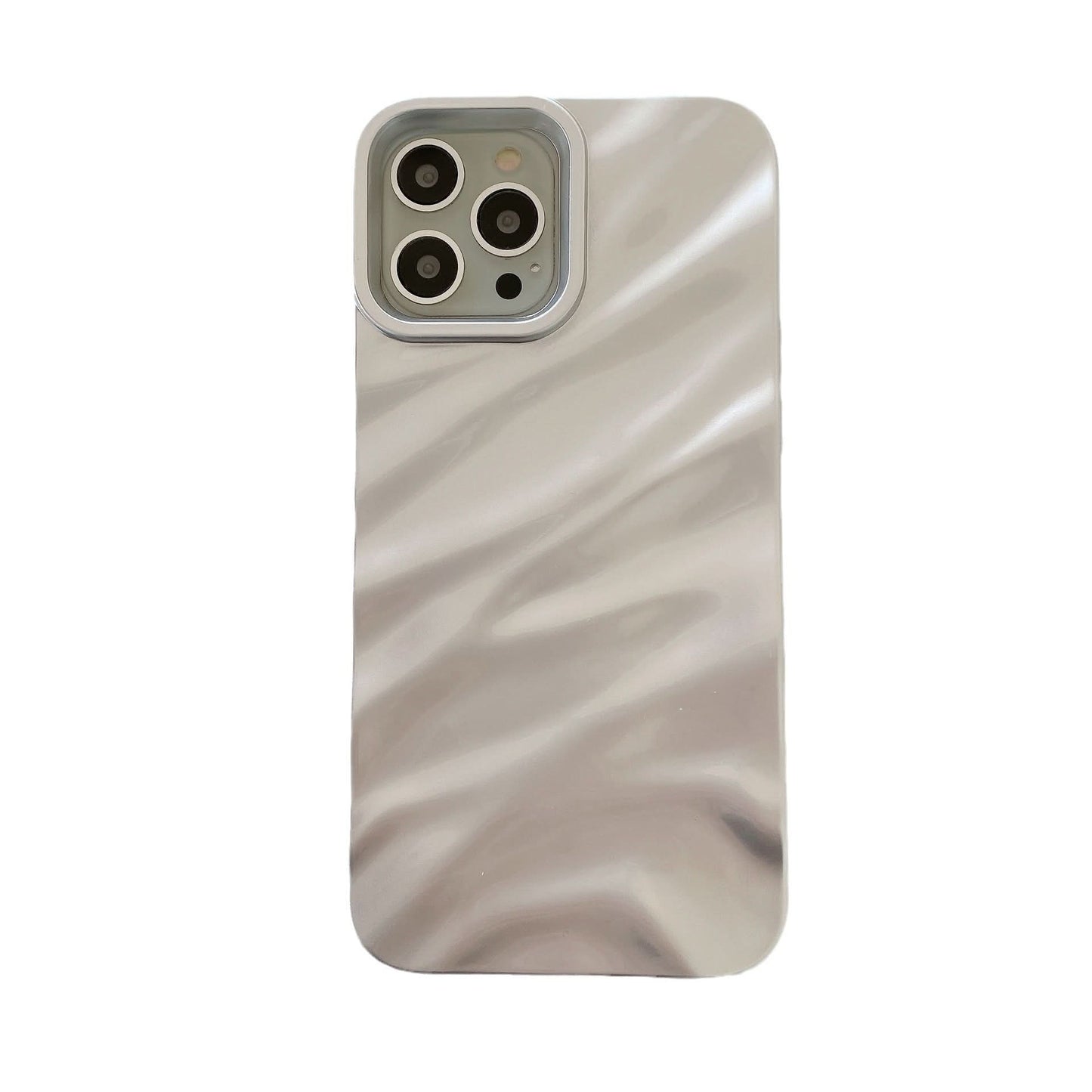 Stylish Pleated Wave Pattern iPhone Case