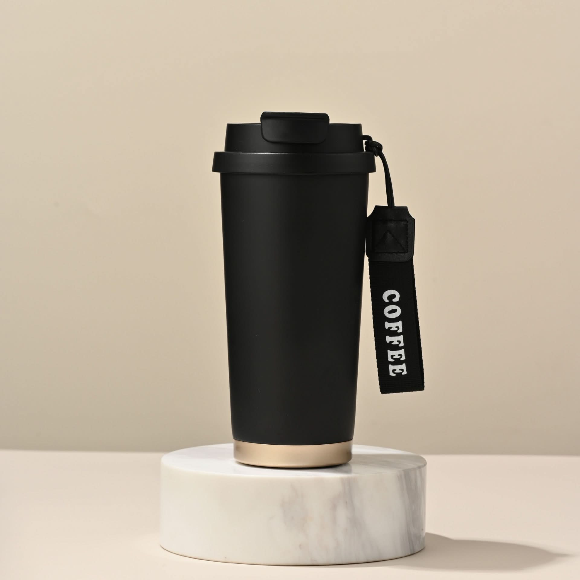 Vacuum Insulated Coffee Thermos Cup – Double-Walled Hot & Cold Bottle (500ml)