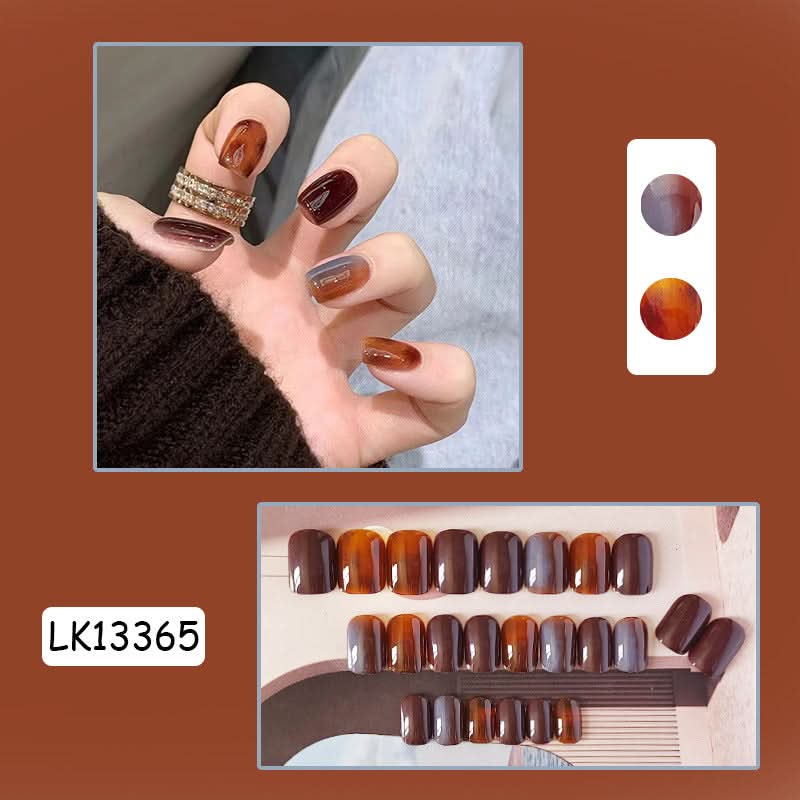 Autumn & Winter Style Colored Nail Art Pieces