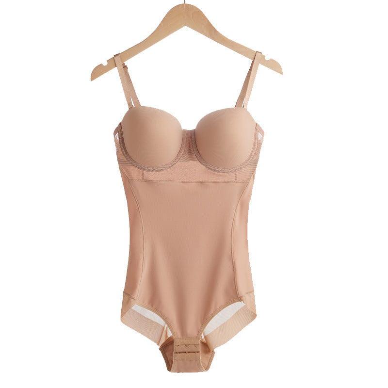 Spring and Summer Thin Suspender One-Piece Shapewear Corset Tummy Control Bra Shaping Body Underwear for Women