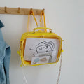 Transparent Jelly Backpack for Students - Multi-Purpose Shoulder Bag