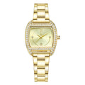 SK Women’s Square Quartz Watch – Stainless Steel Strap, Waterproof Fashion Wristwatch