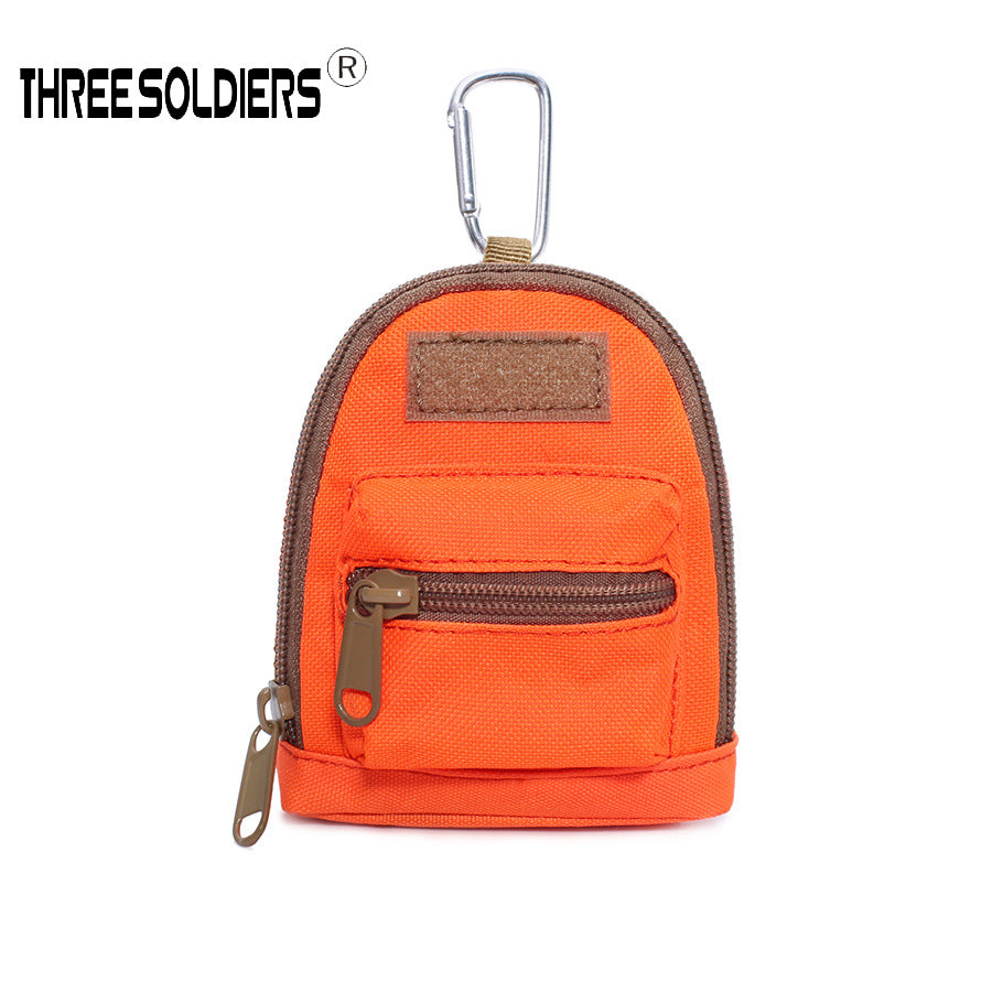 Mini Tactical Backpack Keychain – Multi-Purpose Oxford Storage Pouch
