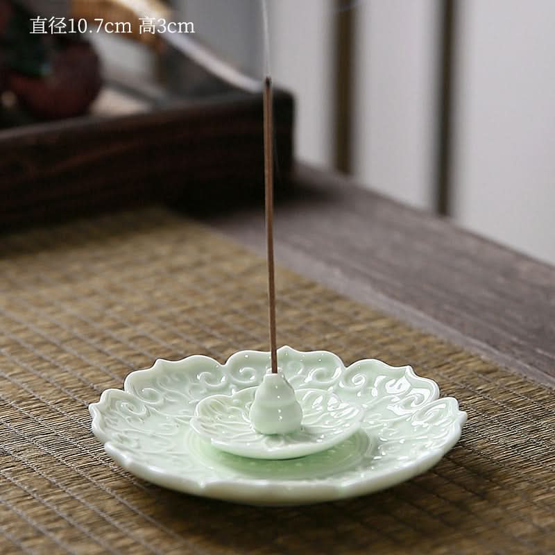 Ceramic Lotus Incense Burner