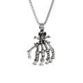 Skull Demon Hand Necklace for Men – European Fashion