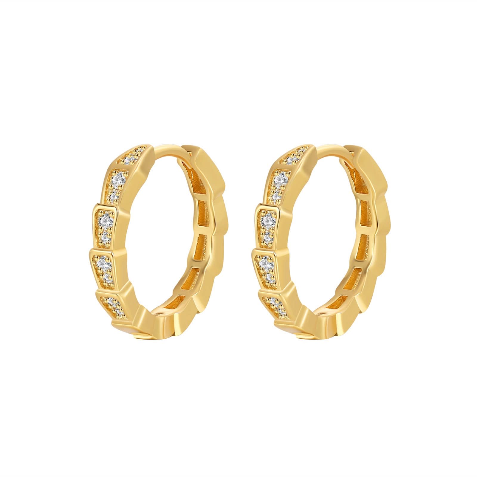 Snake Cuff Bracelet with Full Diamond Accents