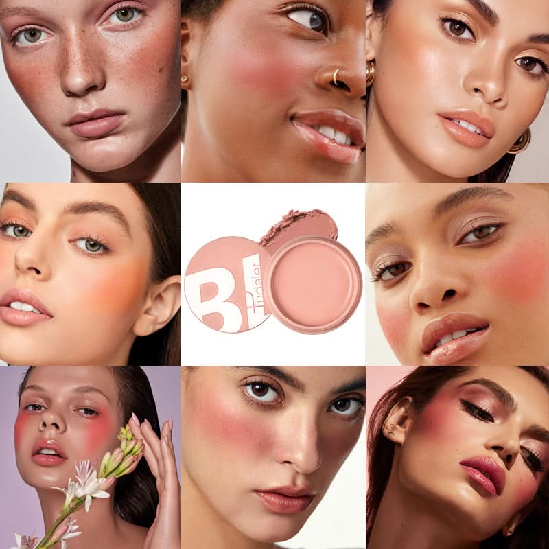 Pudaier Matte Blush Stick – Creamy, Blend Able Rouge for a Natural Flush
