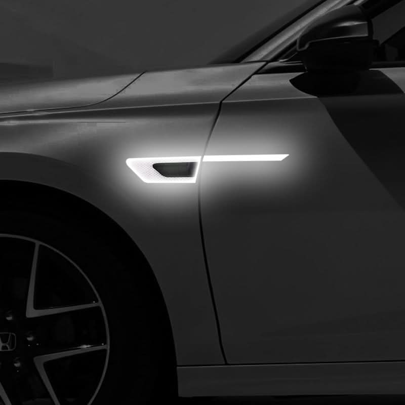Car Reflective Fender & Bumper Stickers – Anti-Scratch Night Safety Decals