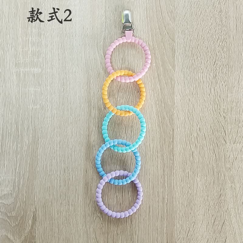 Soft Silicone Baby Teething Rings – BPA-Free, Soothing Chew Toy