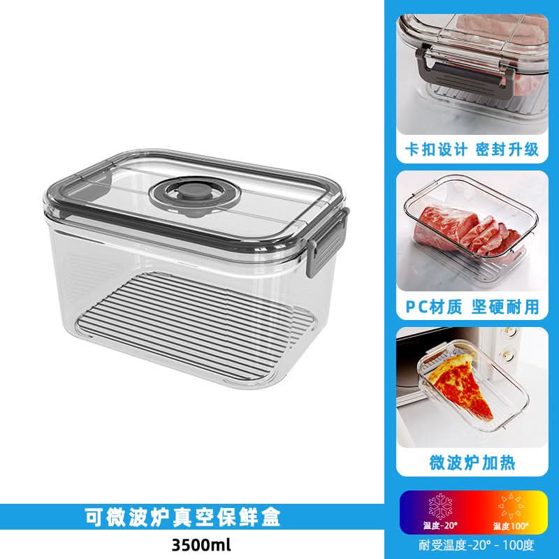 Vacuum-Sealed Food Storage Container – Microwave-Safe