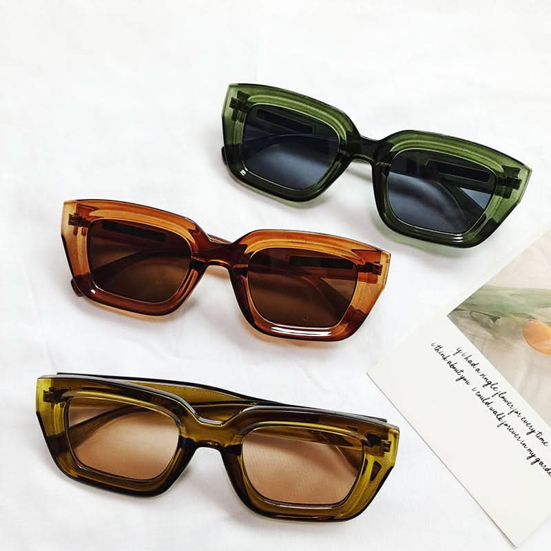 Women’s Cat Eye Sunglasses – Trendy Fashion Full-Frame Shades