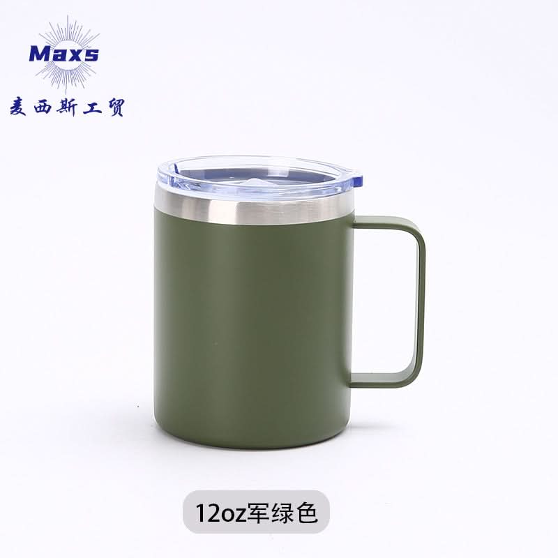 Stainless Steel Vacuum Coffee Thermos Mug – 12oz Insulated Cup