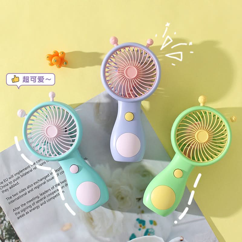 USB Rechargeable Mini Handheld Fan – Portable Electric Cooling Fan