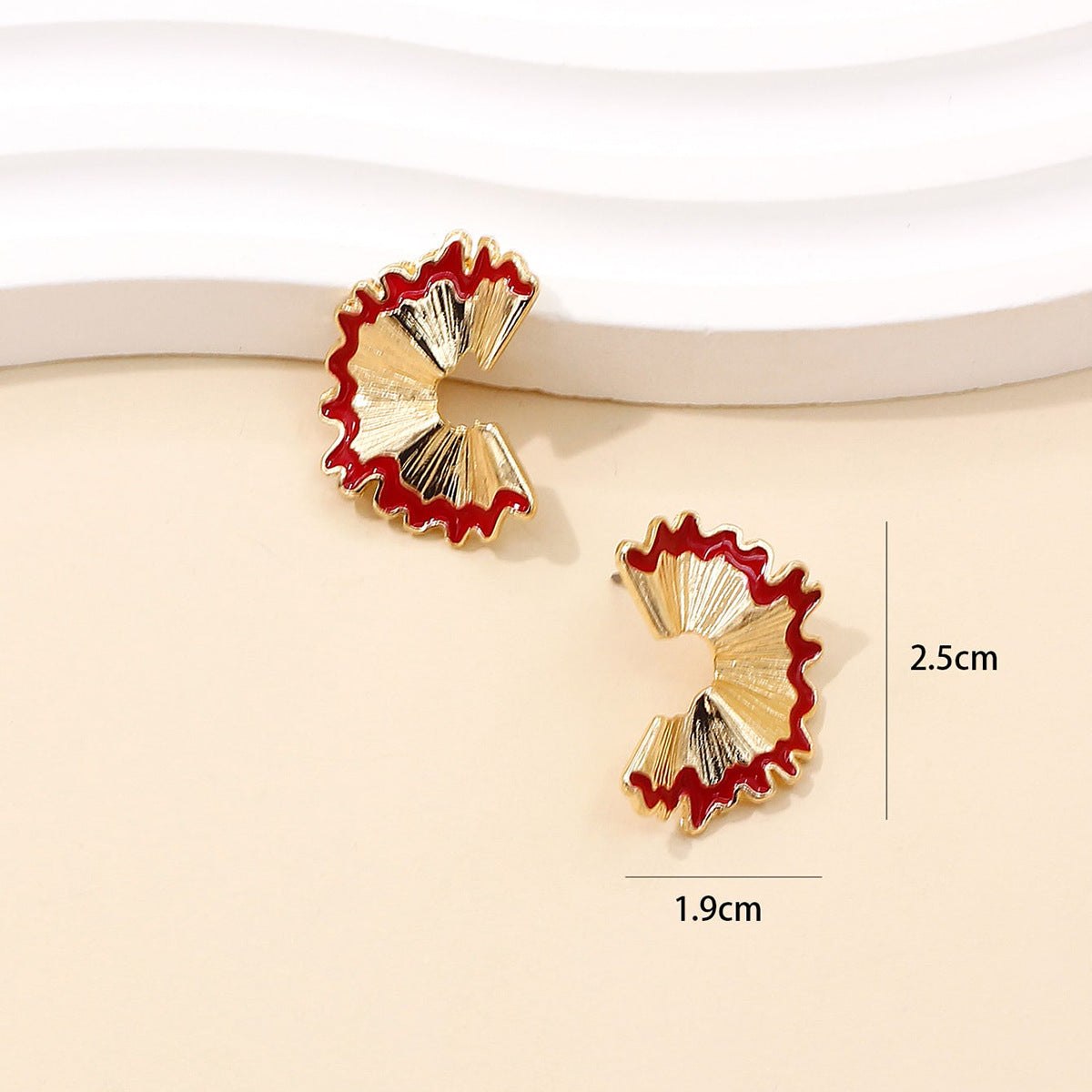 Geometric Oil Drop Earrings – Cute Casual Jewelry for Women