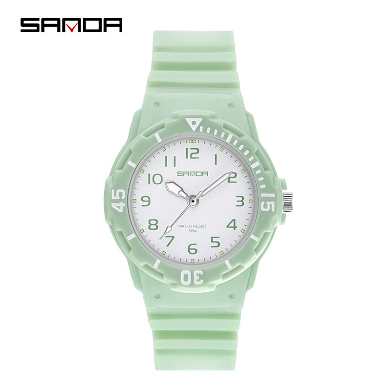 Sanda Women’s Luminous Quartz Watch – Waterproof Casual Analog Watch