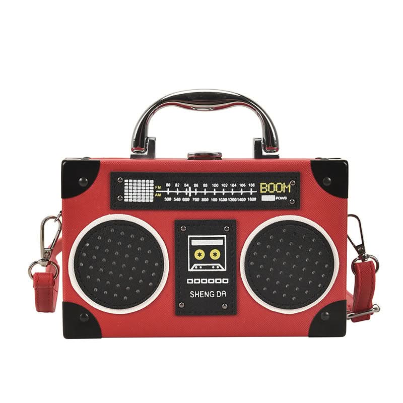 Retro Radio Shoulder Bag for Women