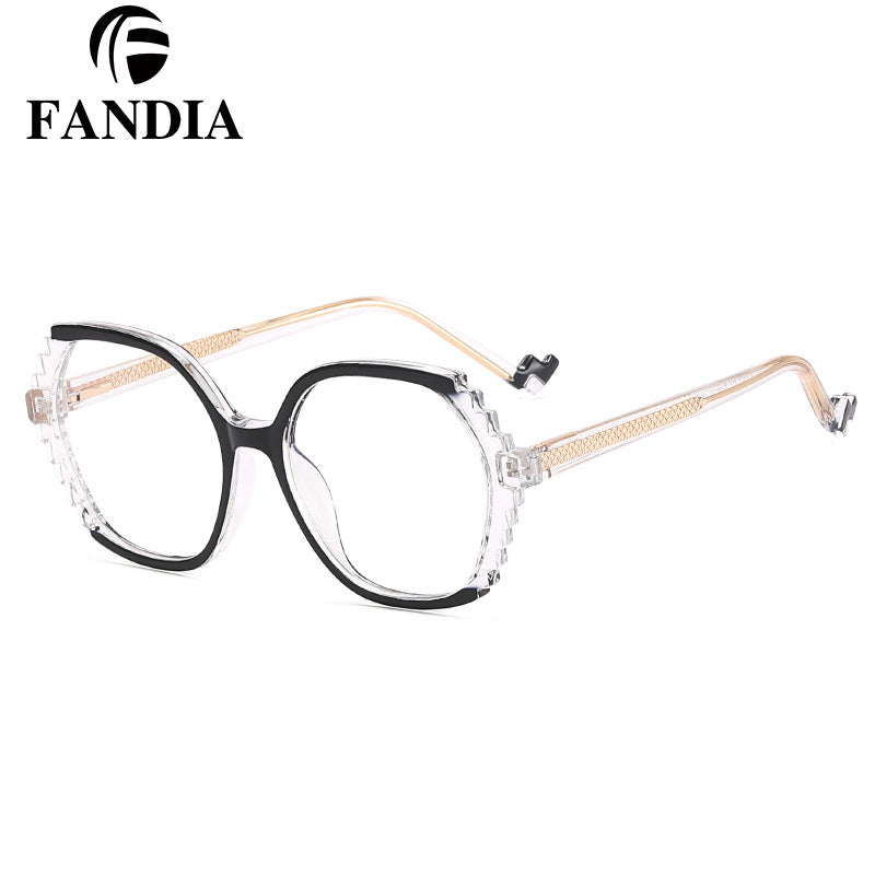 Women’s Oversized Alien Frame Glasses – Anti-Blue Light & UV Protection