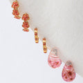 Women’s Flower Resin Earrings Set – Multicolor Drop Earrings, Summer Jewelry ( 3 Pairs)