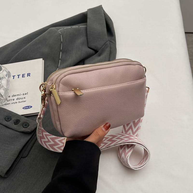 Women's Stylish Wide Strap Messenger Shoulder Bag