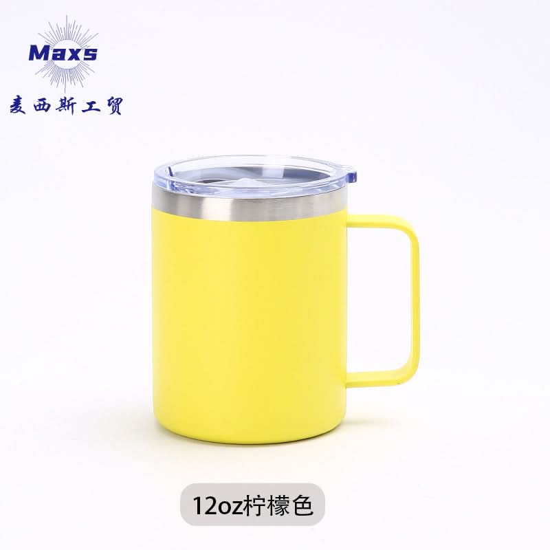 Stainless Steel Vacuum Coffee Thermos Mug – 12oz Insulated Cup