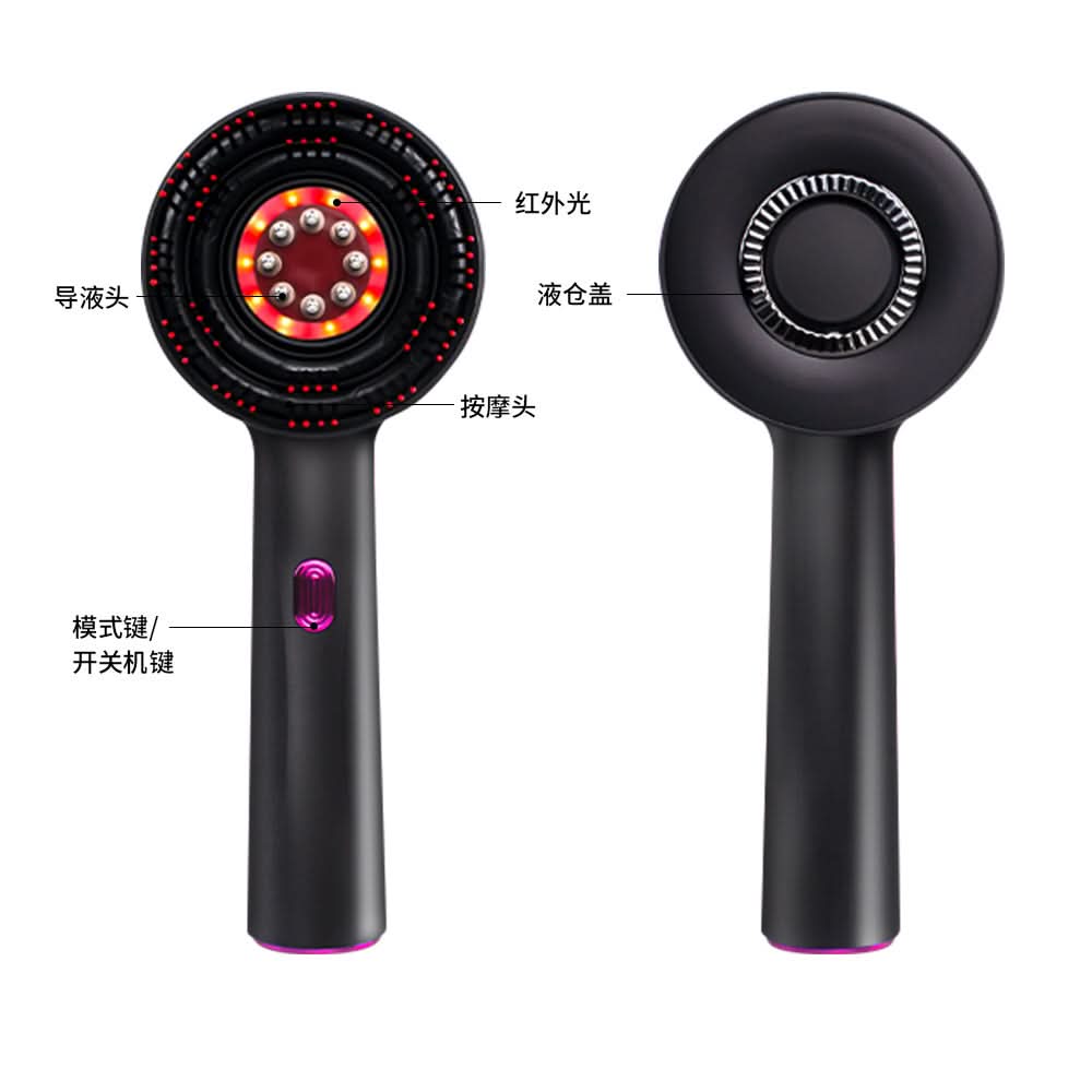 Electric Scalp Massage Comb with Red Light Therapy