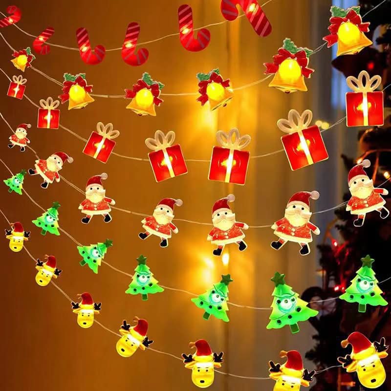 Christmas Copper Wire String Lights, 10-20 LED