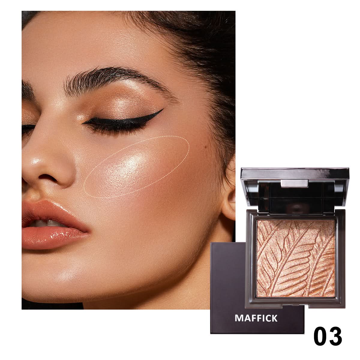 Earth Tone Eyeshadow – Long-Lasting Matte & Pearlescent Silver Powder