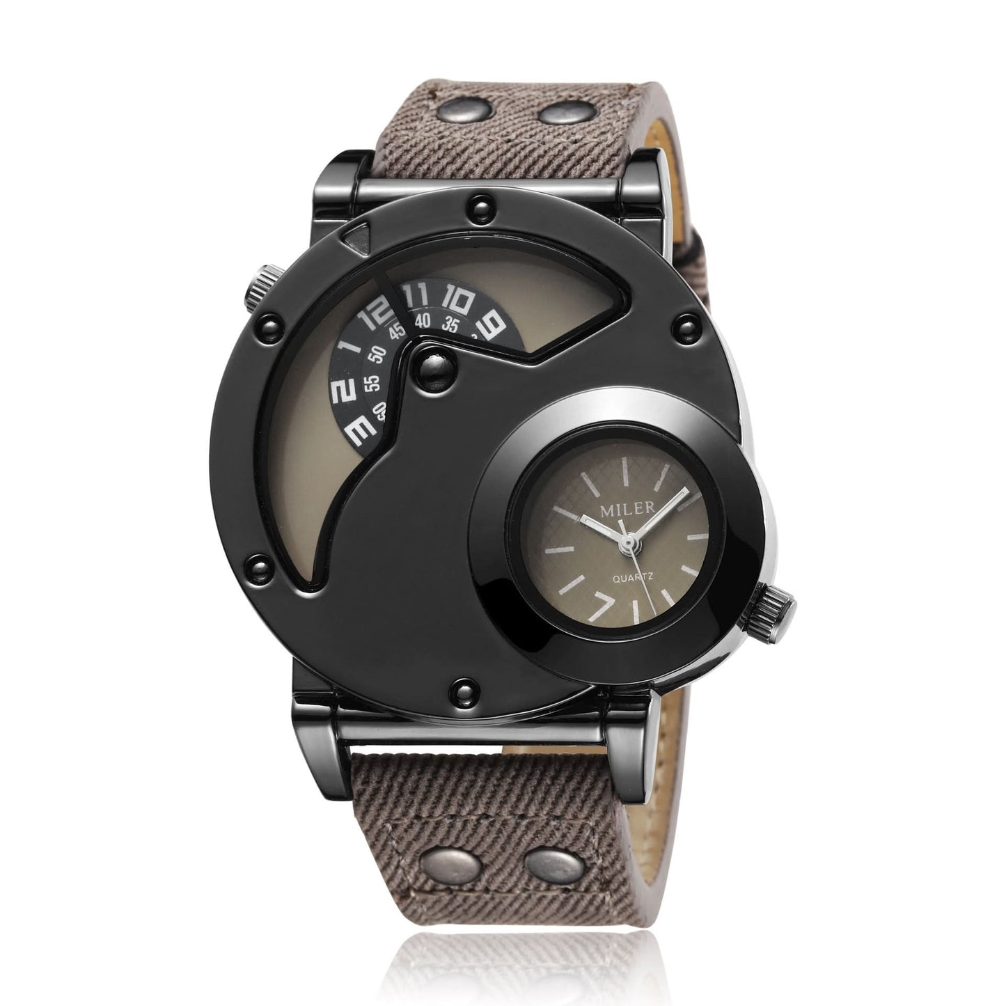 Men's Outdoor Quartz Watch with Fabric Strap
