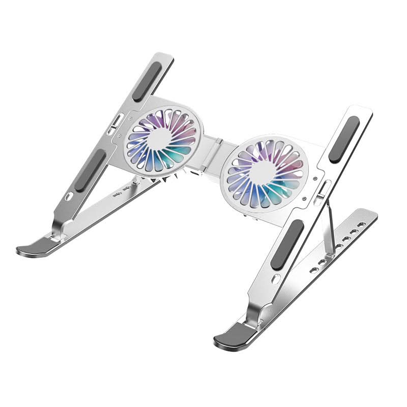 Adjustable Foldable Laptop Cooling Stand with Fans