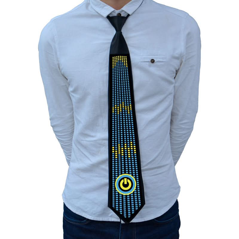 Voice-Activated LED Halloween Party Tie
