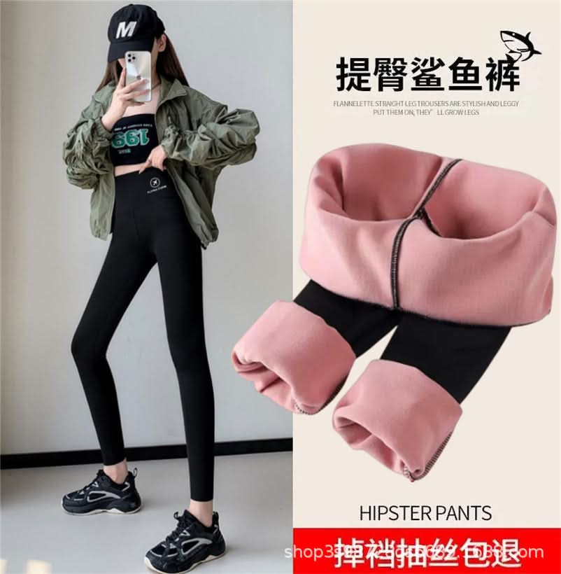 Women's Velvet High-Waist Winter Leggings