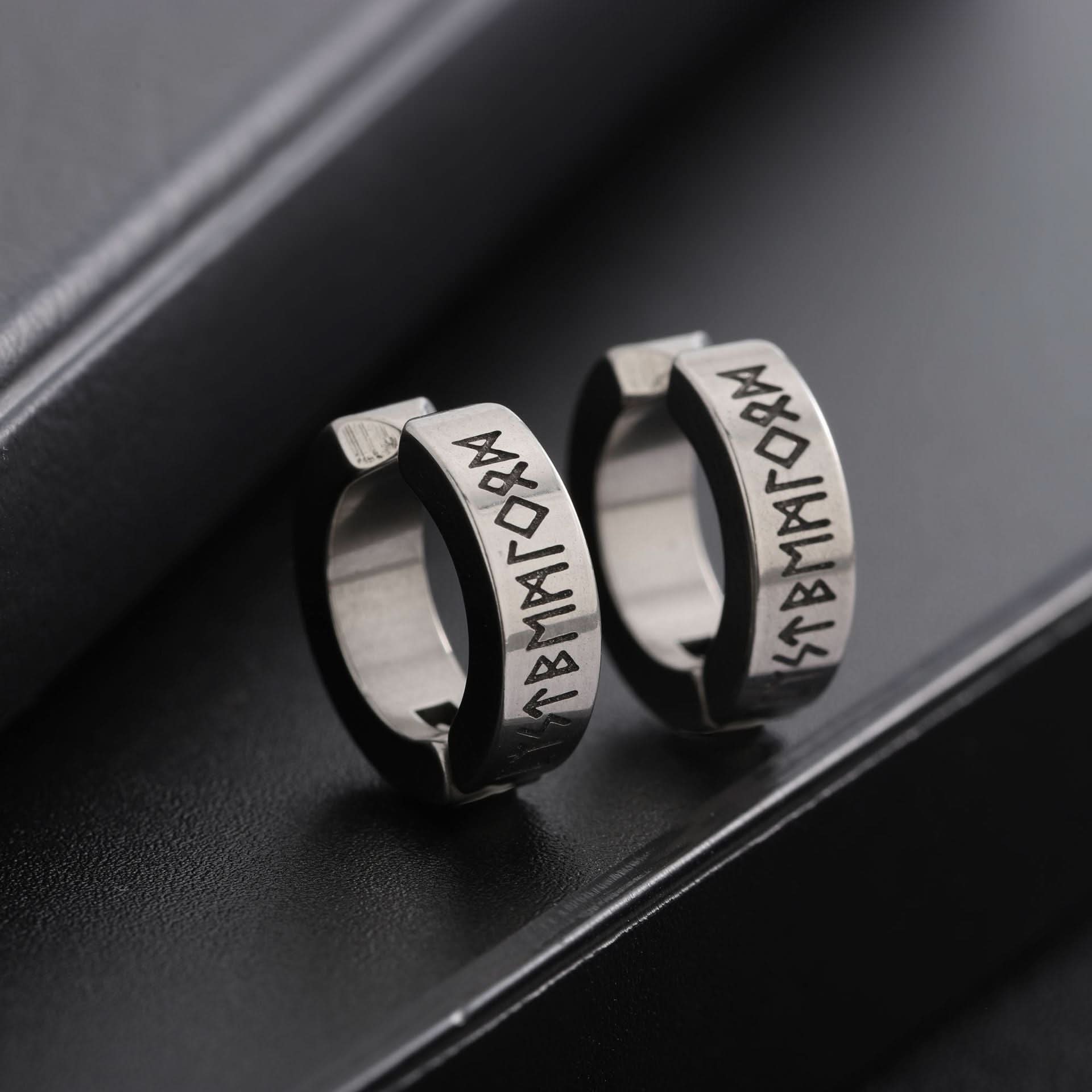 Men’s Rune Punk Ear Cuff - Non-Pierced Jewelry