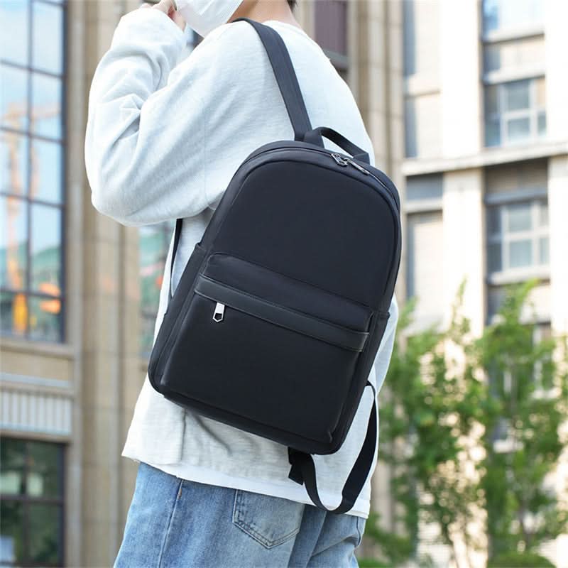 Men's Large Capacity Business Backpack – 15-Inch Computer, Black