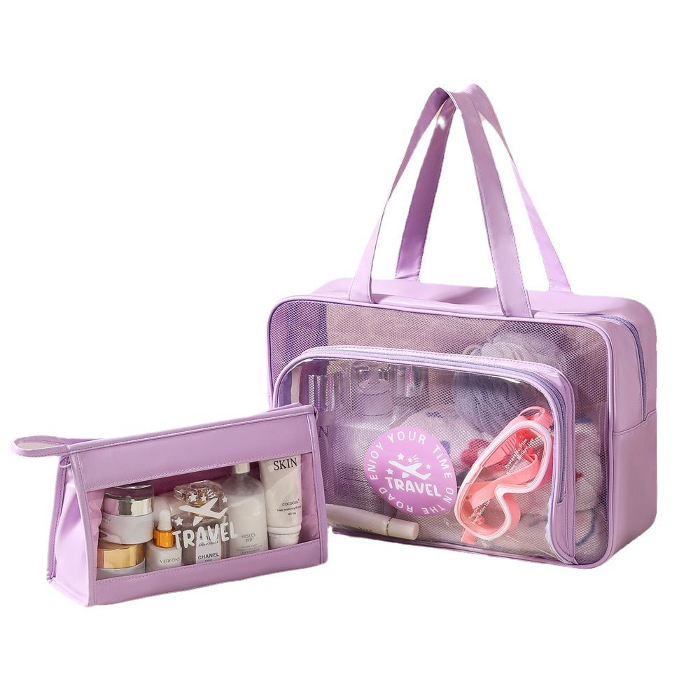Waterproof Toiletry Bag – Large Capacity Travel Organizer with Wet & Dry Separation