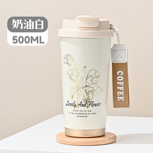 Portable 316 Stainless Steel Coffee Thermos