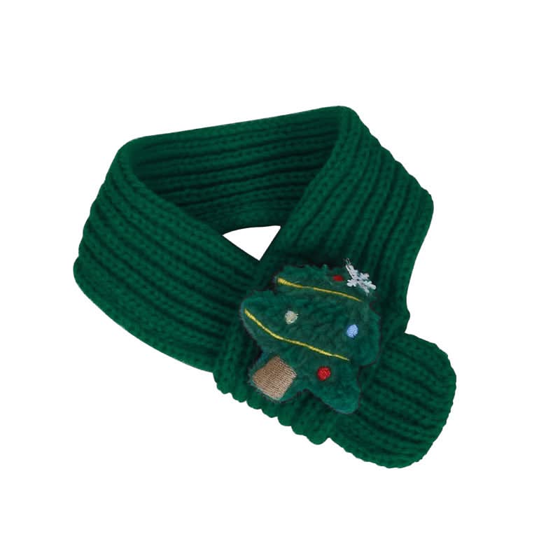 Pet Christmas Scarf & Hat Set for Cats and Dogs
