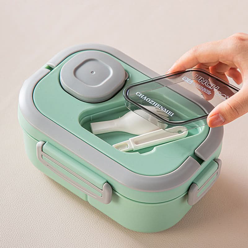 1200ml Double-Layer Microwaveable Lunch Box – For Work & School