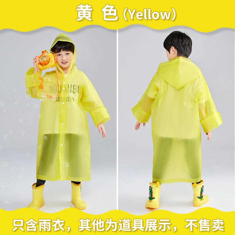 Reusable Full-Body Raincoat for Women & Kids – Lightweight, Waterproof