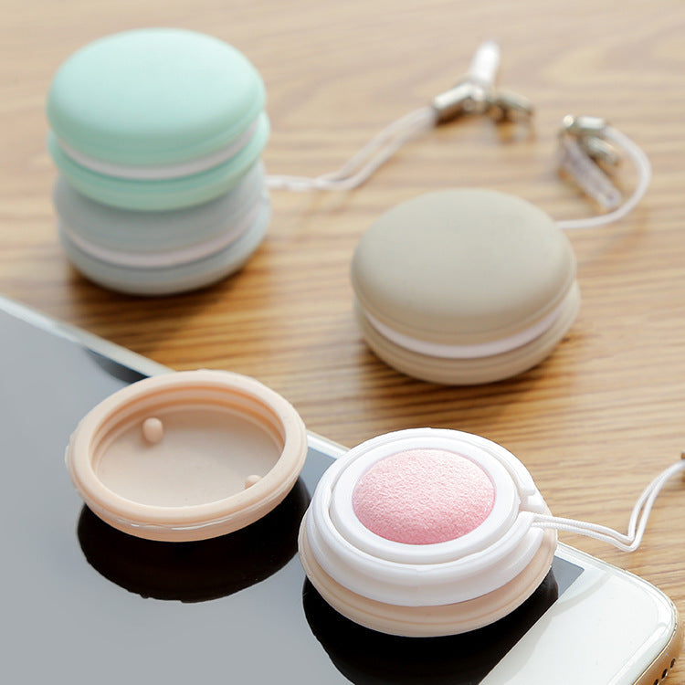 Macaron Screen Cleaner Pendant – Portable Microfiber Phone & Lens Wipe