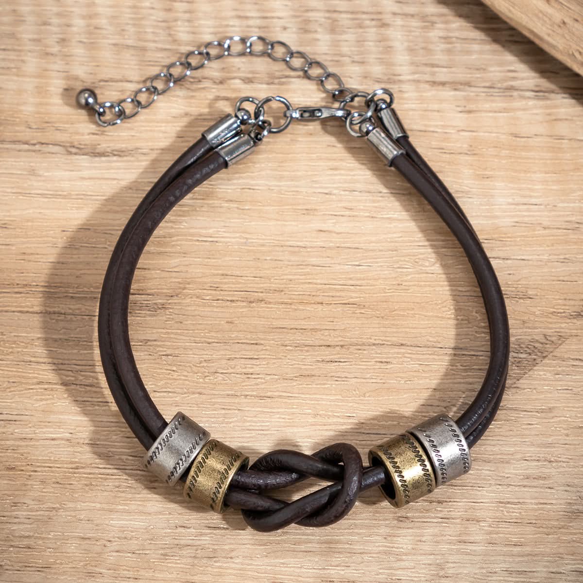Men's Double-Layer Leather Jewelry – Trendy Hip-Hop Pendant