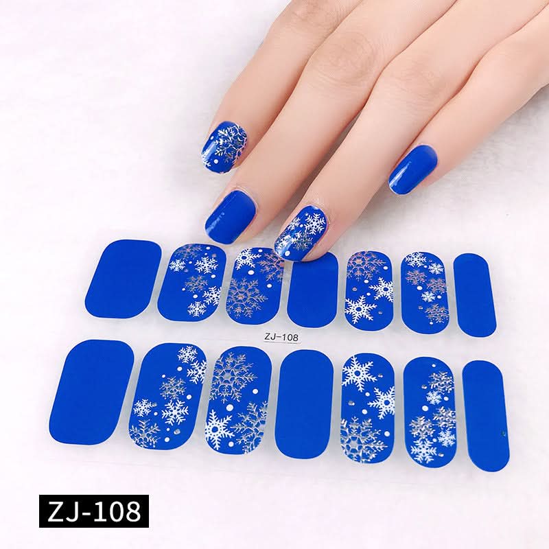 Waterproof 3D Gel Nail Stickers - Durable