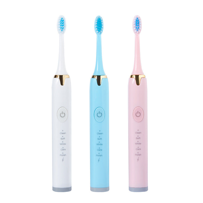 Weston Rechargeable Electric Toothbrush for Adults – Soft Bristles, Family Set, Deep Clean Care