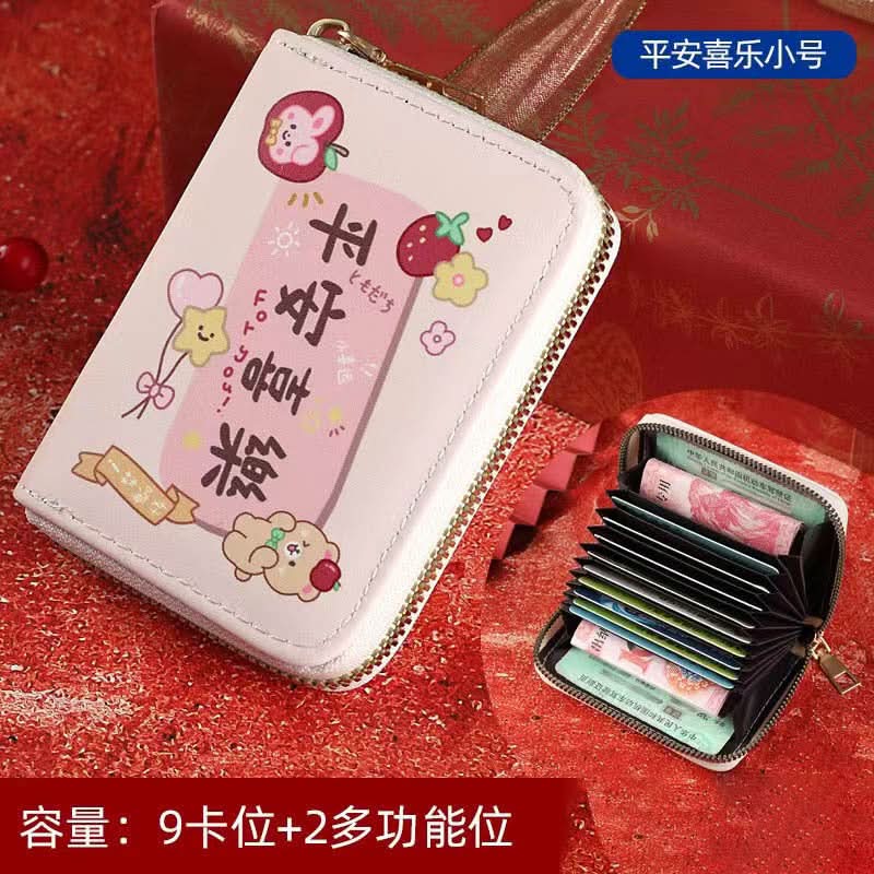 Korean-Style Accordion Card Holder – Wallet for Girls