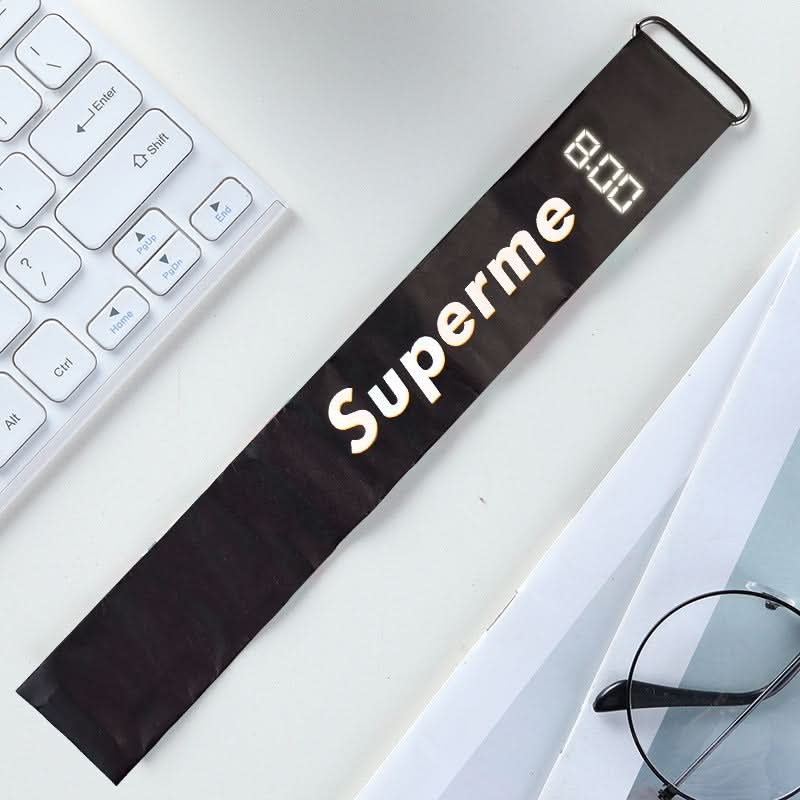 Trendy Paper Watch for Boys – Lightweight Digital Student Gift | Creative Design